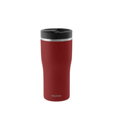 PROFINO Barista thermobecher in burgundy, insulated travel mug with lid, designed for hot beverages on the go.