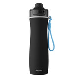PROFINO Active 600ml insulated bottle showing stainless steel body and screw lid, designed to keep beverages hot or cold.