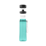 PROFINO INFUZE 600 ml water bottle with a clear body and blue lid, designed for easy hydration on the go