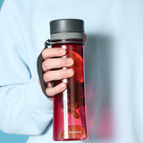 PROFINO INFUZE 600 ml reusable water bottle with a clear design and screw-top lid, perfect for staying hydrated on the go.