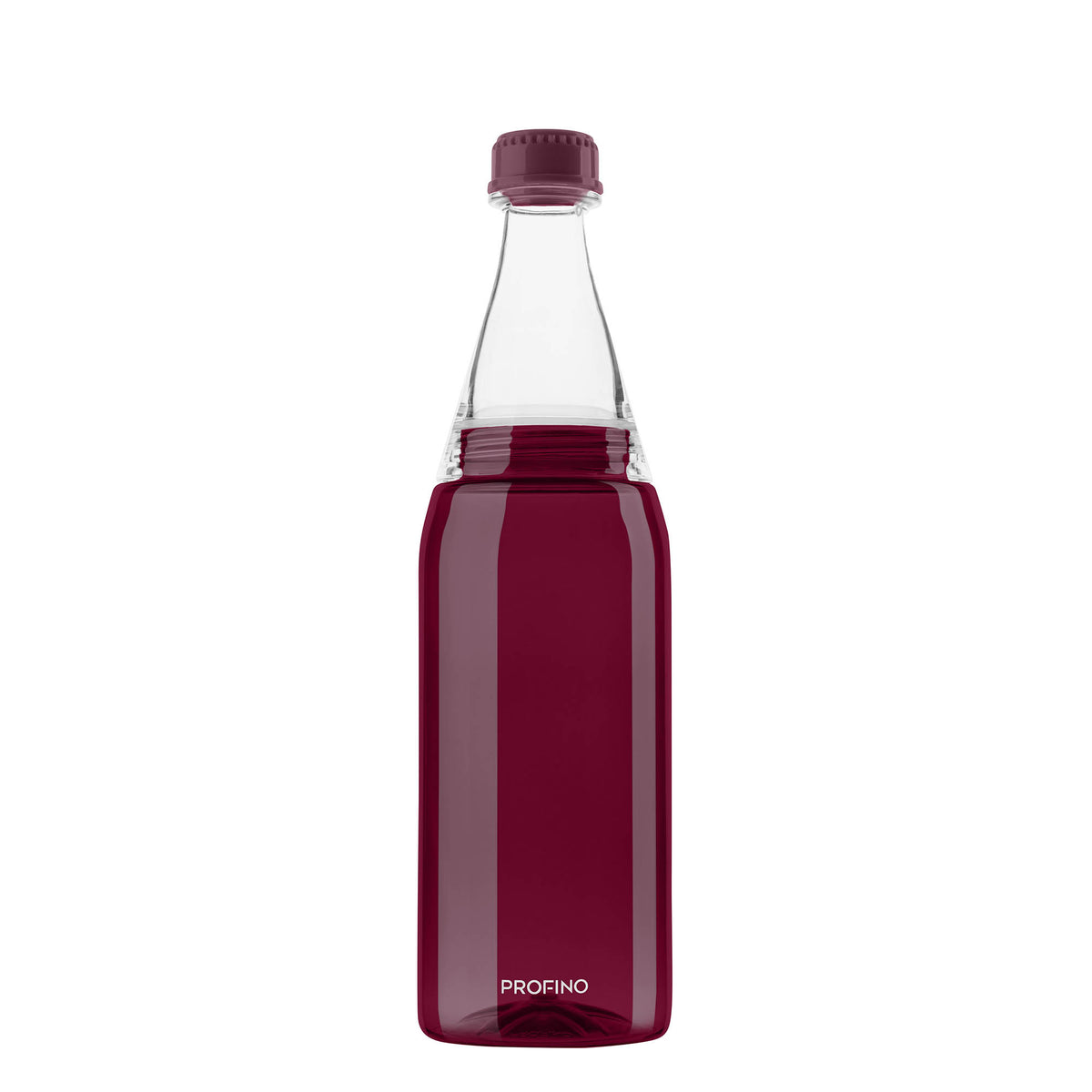 PROFINO Sparkle 600ml reusable water bottle with colorful design, made of durable plastic, ideal for sports and daily hydration.