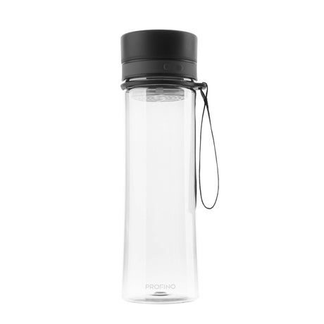 PROFINO INFUZE 600 ml drink bottle with a clear plastic body and a screw-on lid, perfect for on-the-go hydration.