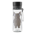 PROFINO INFUZE 350 ml Trinkflasche with a transparent body and colorful lid, perfect for sports and daily hydration.