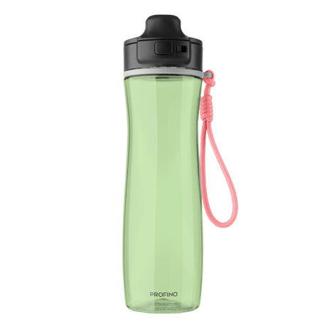 PROFINO ACTIVE 750 ml water bottle with a sleek design, featuring a flip-top lid and clear body for easy hydration tracking.