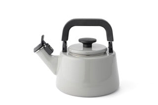 HONEYWARE gray 2.1L Wasserkessel with a rounded handle and spout, suitable for boiling water on the stovetop.