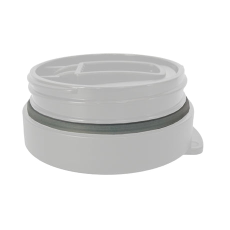 PROFINO barista replacement parts, sealing ring for espresso machine lid, close-up view of rubber gasket and lid component