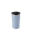 PROFINO Barista thermobecher in light blue, stainless steel travel mug with lid, designed for hot beverages and on-the-go use.