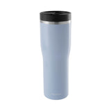 PROFINO Barista thermobecher in light blue, stainless steel travel mug with a secure lid for hot beverages.