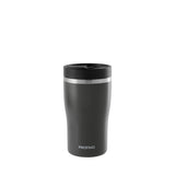 PROFINO Barista gray 250ml thermobecher with a sleek design and secure lid, ideal for hot beverages on the go.