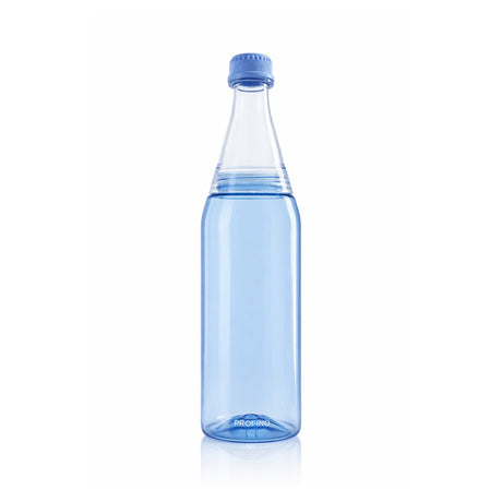PROFINO Sparkle 600 ml drinking bottle with a colorful, transparent design and screw-on lid, ideal for sports and daily hydration.
