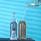PROFINO Sparkle 600 ml stainless steel water bottle with a colorful, sparkling design and leak-proof lid.