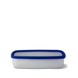 HONEYWARE Classic dark blue enamelled bowl with 1.7L capacity, showcasing smooth enamel finish and sturdy design.