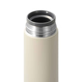 KYOCERA Slim Mug insulated bottle in beige, 300ml, showcasing the sleek design and durable construction of the beverage container.