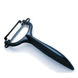 KYOCERA double-sided green vegetable peeler with sharp dual blades for efficient peeling.