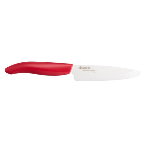 KYOCERA ceramic knife GEN RED in red color, showcasing a sleek, sharp blade designed for precise cutting and kitchen use.