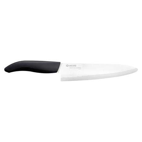 KYOCERA ceramic knife in black, GEN series, with a sleek handle and sharp blade for precise cutting and kitchen use.