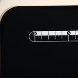KYOCERA flexible black cutting mat, Schneidunterlage, 37 x 25 cm, ideal for precise knife work and food preparation.