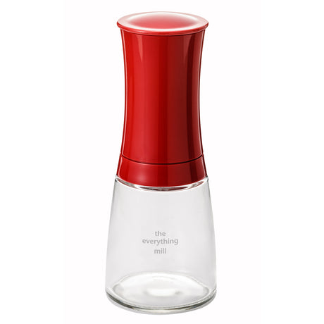 KYOCERA ceramic all-purpose mill with a 16 cm size, featuring a sleek design and adjustable grinding mechanism.