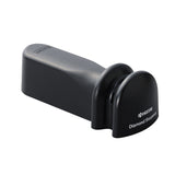 KYOCERA ceramic and steel knife sharpener with ergonomic handle for precise edge sharpening.