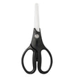 KYOCERA ceramic kitchen scissors in black and white with durable handles, ideal for precise cutting in the kitchen.