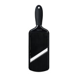 KYOCERA universal 4-stage soft black hand planer showing its adjustable blades and ergonomic handle design.