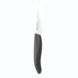 KYOCERA GEN NATURE black ceramic knife with a sleek handle, designed for precise slicing and cutting in the kitchen.