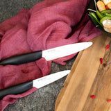 KYOCERA GEN NATURE black ceramic knife with sleek handle and sharp blade for precise cutting.