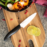 KYOCERA GEN NATURE black ceramic knife with sleek handle, designed for precise cutting and kitchen use.