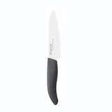 KYOCERA GEN NATURE black ceramic knife with a sleek handle, ideal for precise cutting and kitchen use.