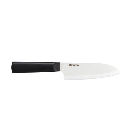 KYOCERA Keramikmesser CHOWA in schwarz und weiß, sharp ceramic kitchen knife with sleek handle design.