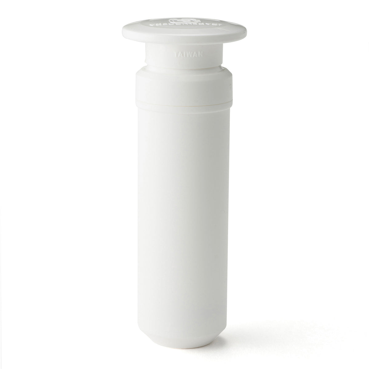 White HONEYWARE vacuum pump made of durable plastic, compact design for efficient air removal and sealing applications.