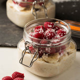 Clear KILNER Clip Square canning jar, glass food storage container with metal clip lid, ideal for preserving and storing homemade goods.
