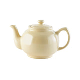 P & K PRICE & KENSINGTON Teekanne in cream color, ceramic teapot with a smooth finish, designed for brewing tea.