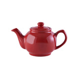 Red Kensington teapot by Price & Kensington, ceramic teekanne with a glossy finish and classic design.
