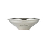 KILNER stainless steel Easy Fill funnel, 14.5 cm diameter, designed for pouring liquids and transferring ingredients easily.