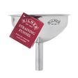 KILNER stainless steel juice funnel, 13 cm diameter, with a wide opening for easy pouring and juice transfer.