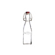 KILNER clear clip square canning jar with lid for preserving and storing homemade jams and preserves.