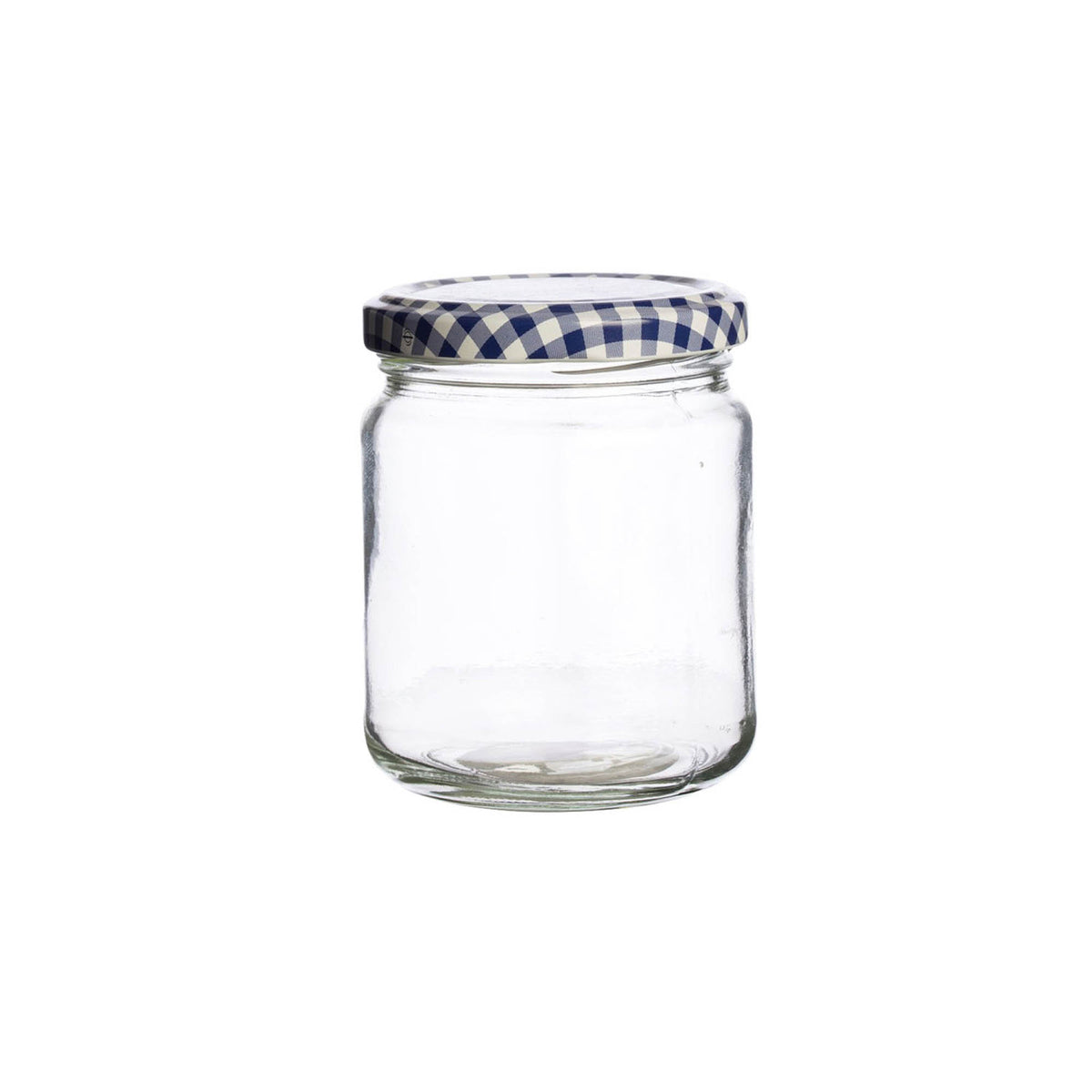 Clear Kilner 228 ml Einkochglas jar with metal lid, ideal for preserving fruits and jams