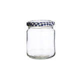 Clear Kilner 228 ml Einkochglas jar with metal lid, ideal for preserving fruits and jams