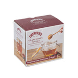 KILNER clear glass honey jar with lid, 400 ml capacity, designed for serving and storing honey.