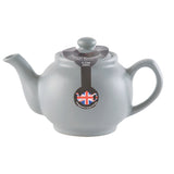Gray P & K Teekanne teapot with a classic design, featuring a smooth surface and a sturdy handle.
