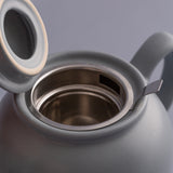 P & K PRICE & KENSINGTON grey teapot with a modern design, made of durable material, suitable for brewing tea.