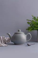Gray teapot by Price & Kensington featuring a classic design, perfect for brewing and serving tea.