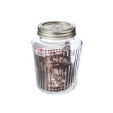 KILNER vintage 500 ml clear glass jar for canning and preserving with a metal screw lid.