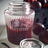 Clear 500 ml KILNER vintage canning jar with metal lid for preserving food and homemade jams.