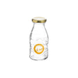 KILNER glass milk bottle with a clear, classic design, perfect for storing and serving milk in a vintage style.