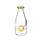 KILNER glass milk bottle with a clear, cylindrical design and screw-top lid, ideal for storing and serving milk.
