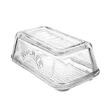 KILNER glass butterglocke covering 250g of butter, clear design, showcasing the elegant butter storage and presentation.