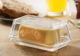 Kilner butter bell in clear glass with 250g capacity, designed for storing and serving butter in an attractive, practical container