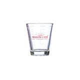 Clear Mason Cash messbecher measuring jug with measurement markings and a sturdy handle, ideal for kitchen measuring tasks.